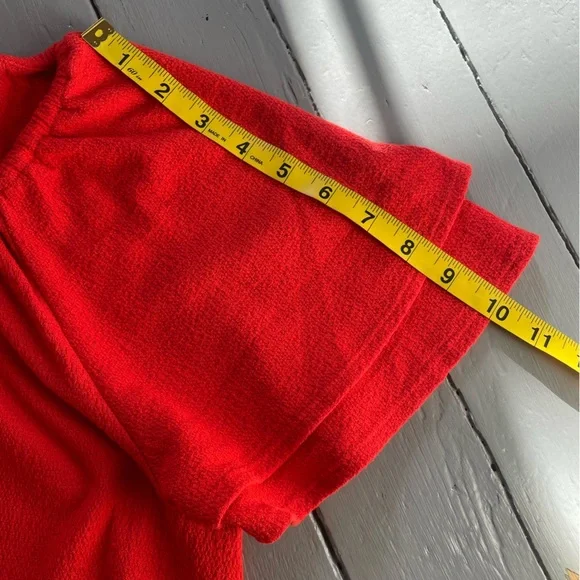 Madewell Texture and Thread Tiered sleeve dress-Small - Picture 8 of 11